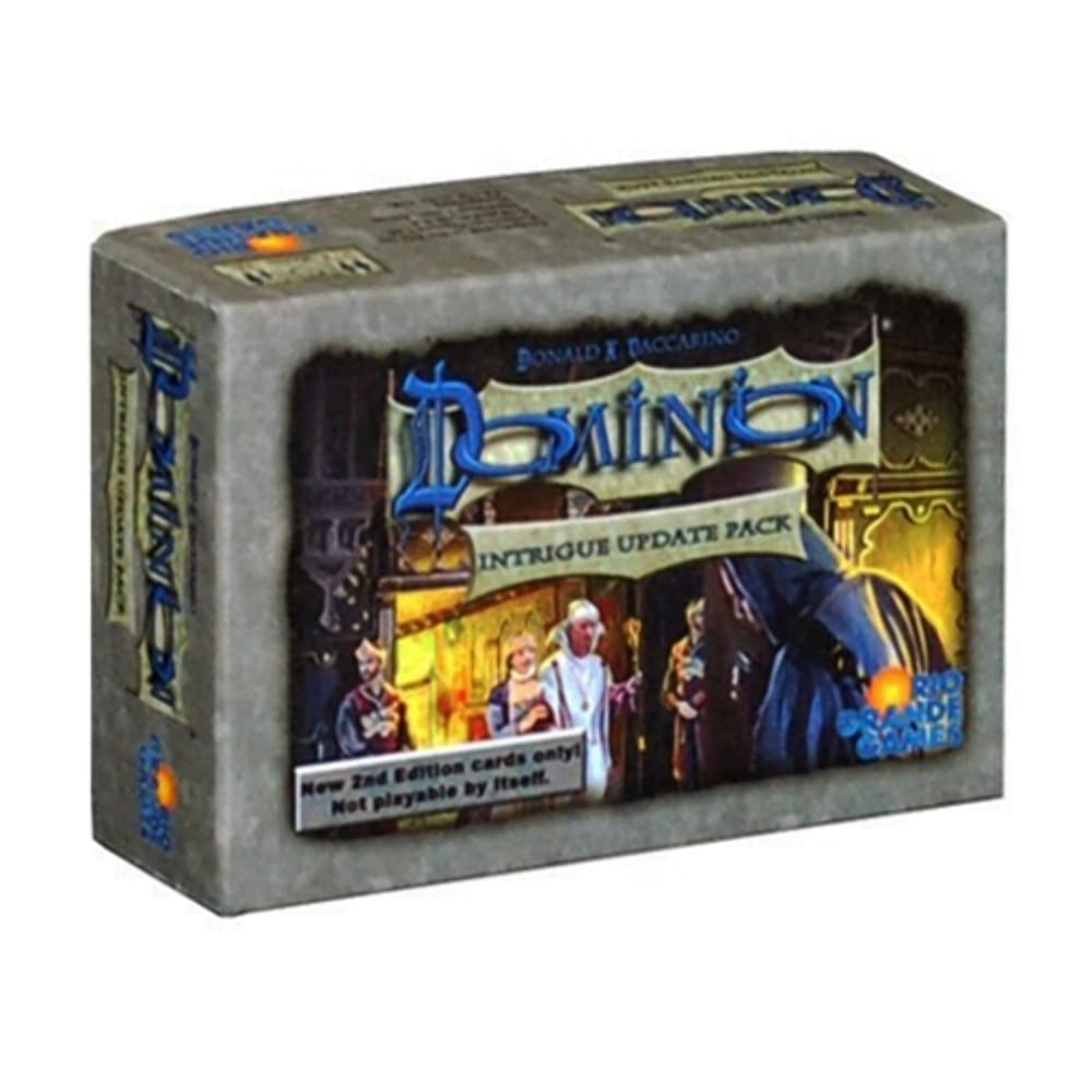 Rio Grande Games Dominion Intrigue Update Pack card upgrade for enhanced play and streamlined rules.
