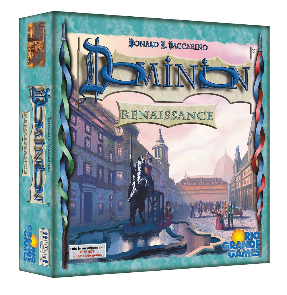 Rio Grande Games Dominion: Renaissance deck of 300 vibrant cards fueling strategic battles