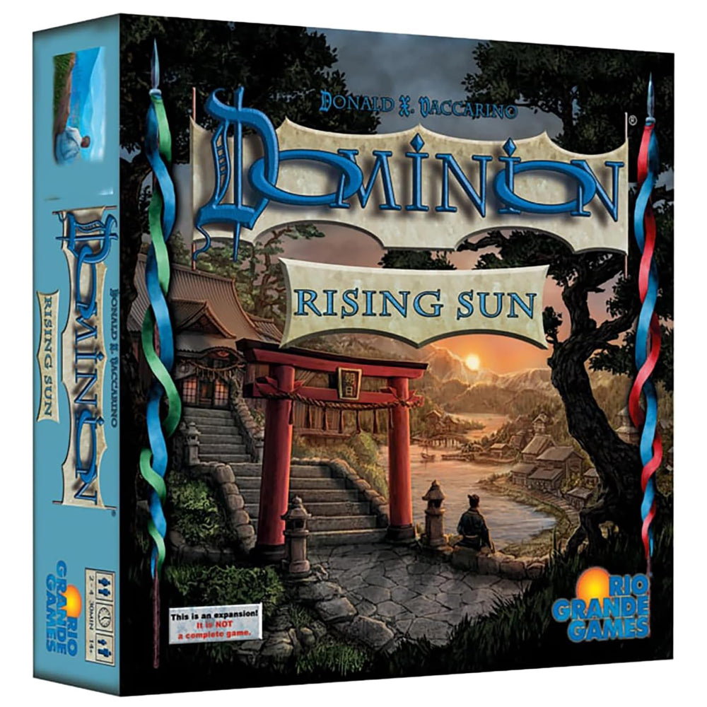 Rio Grande Games Dominion Rising Sun expansion cover showing sea voyage theme