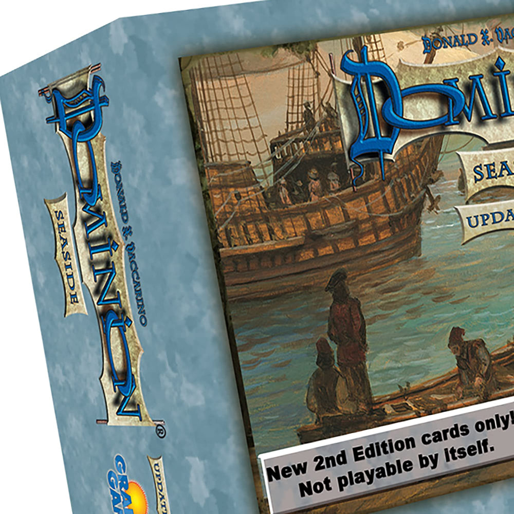 Rio Grande Games Dominion Seaside Update Pack card preview 1 illustrating added options for play
