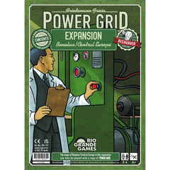 Rio Grande Games Power Grid expansion map artwork highlights new regional dynamics for strategic planning.