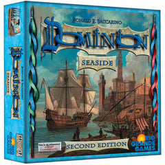 Rio Grande Games Seaside Second Edition kingdom cards showcase new turn options.