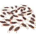 Riomeira 2.6-inch realistic cockroaches close-up for convincing desk pranks.