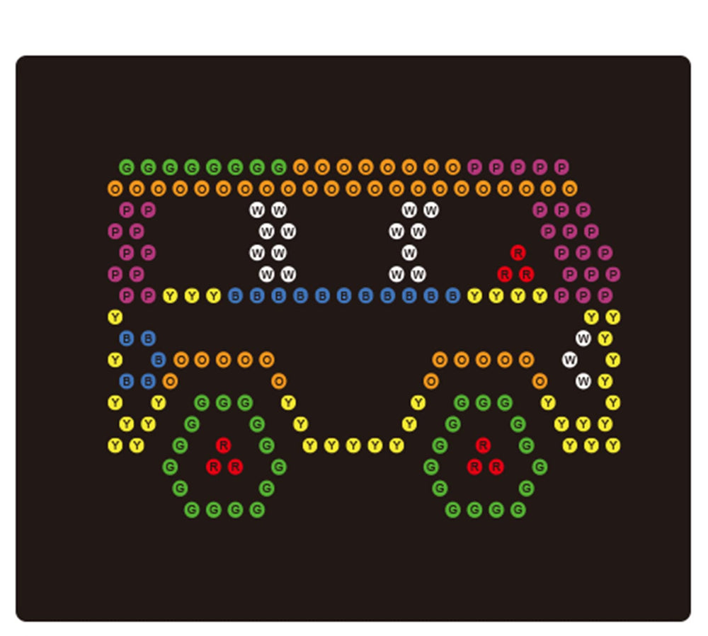 RioRand transportation-themed templates support imaginative storytelling through light art.