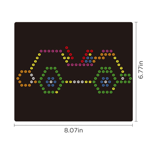RioRand drawing board templates boost creativity and easy light-based crafts.