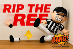 Rip The Ref compact novelty that travels well to tailgates and hangouts.