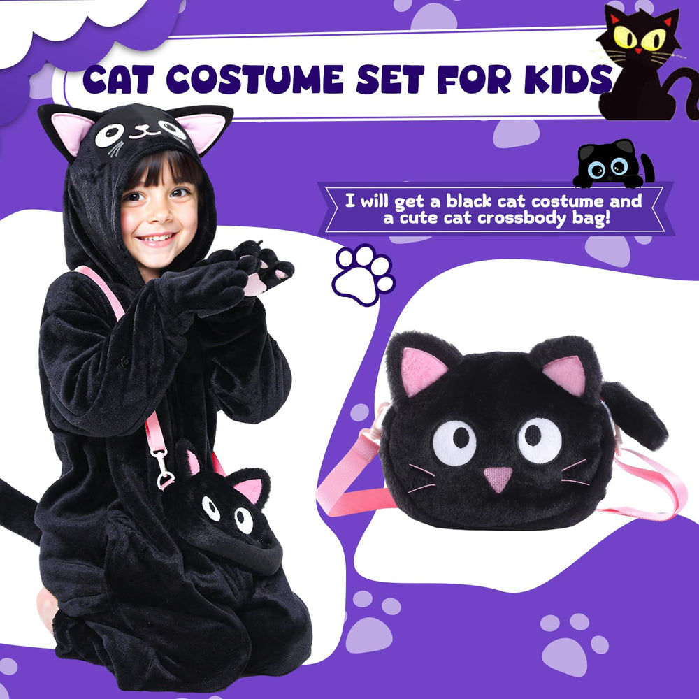RISFUNIA Cat Costume hood with ears close-up for the playful look.