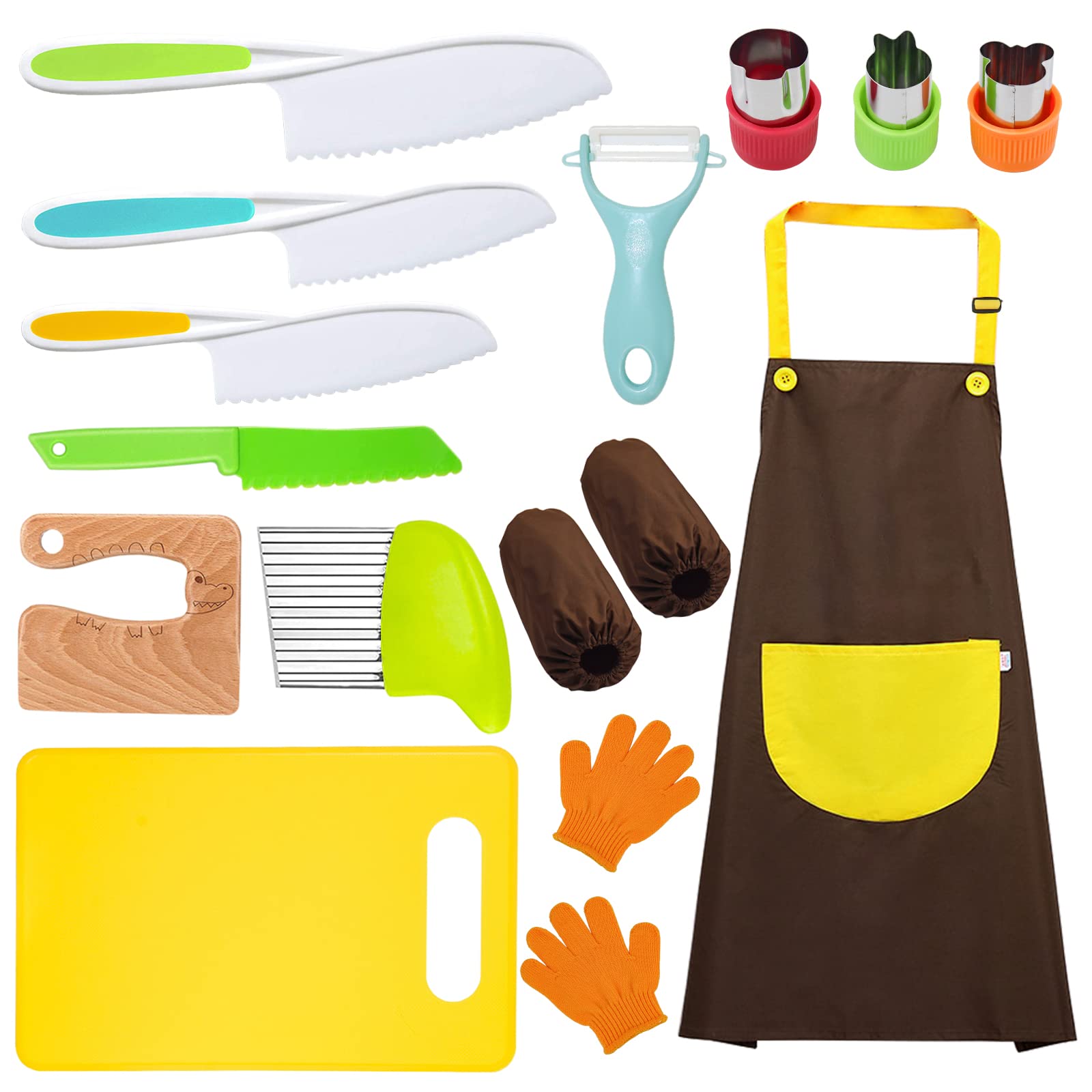 RISICULIS wooden toddler knife for safe, controlled cutting practice.