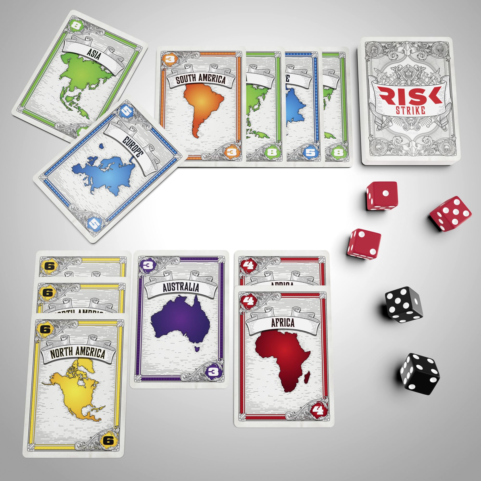 Risk Strike domination coins track progress toward victory