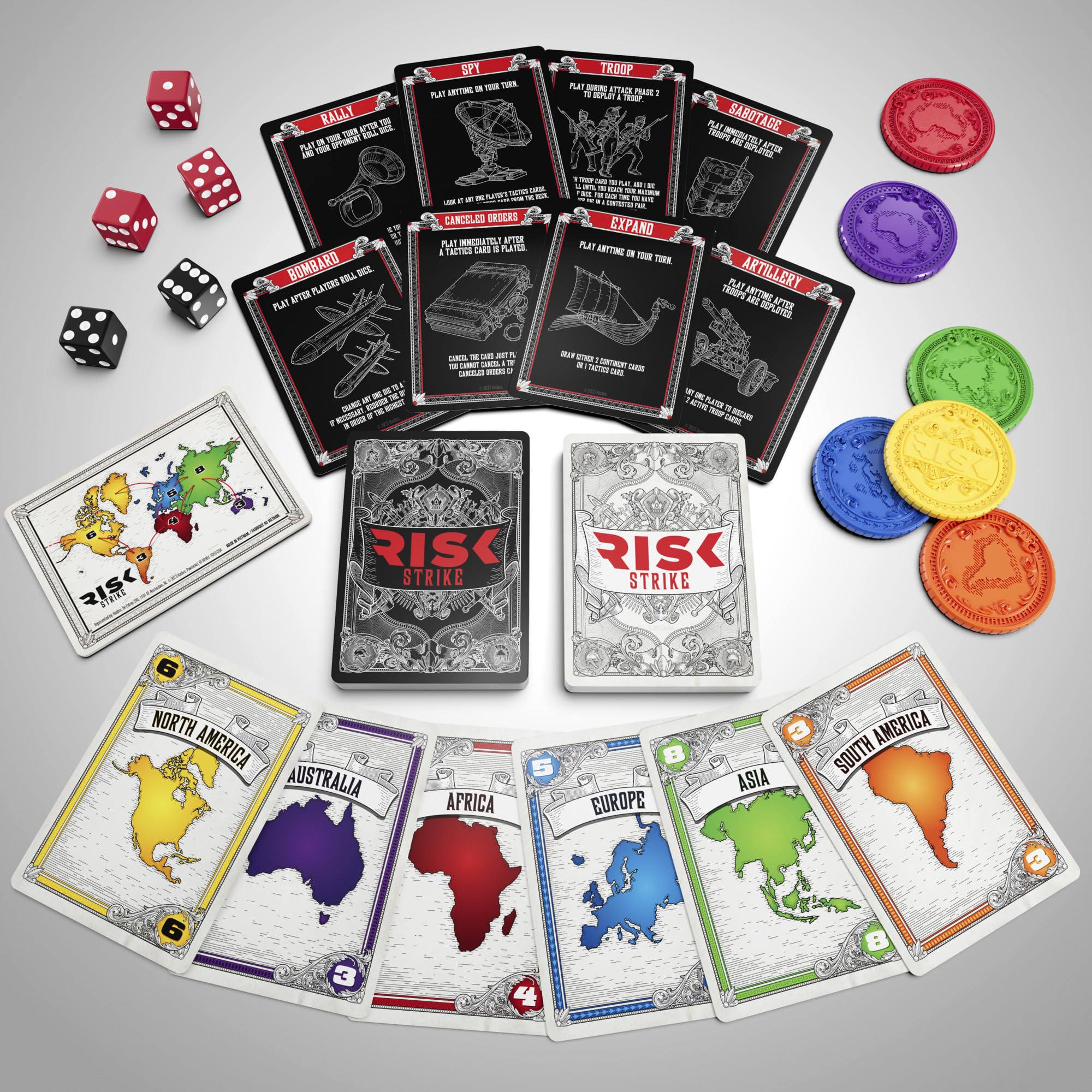 Risk Strike tactics cards enable bold maneuvers