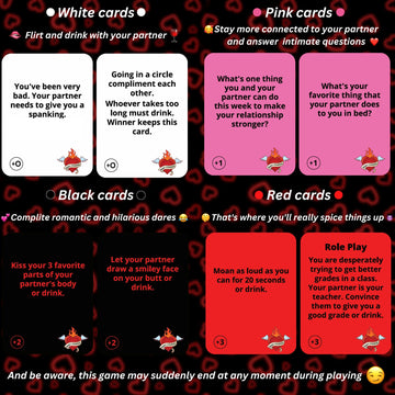 RISKY COUPLES question card prompting candid talks and shared laughter.