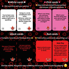 RISKY COUPLES question card prompting candid talks and shared laughter.