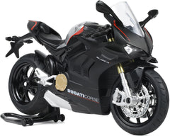 Risopen Ducati V4S 1:12 model – front view highlights detailed aerodynamics for display.