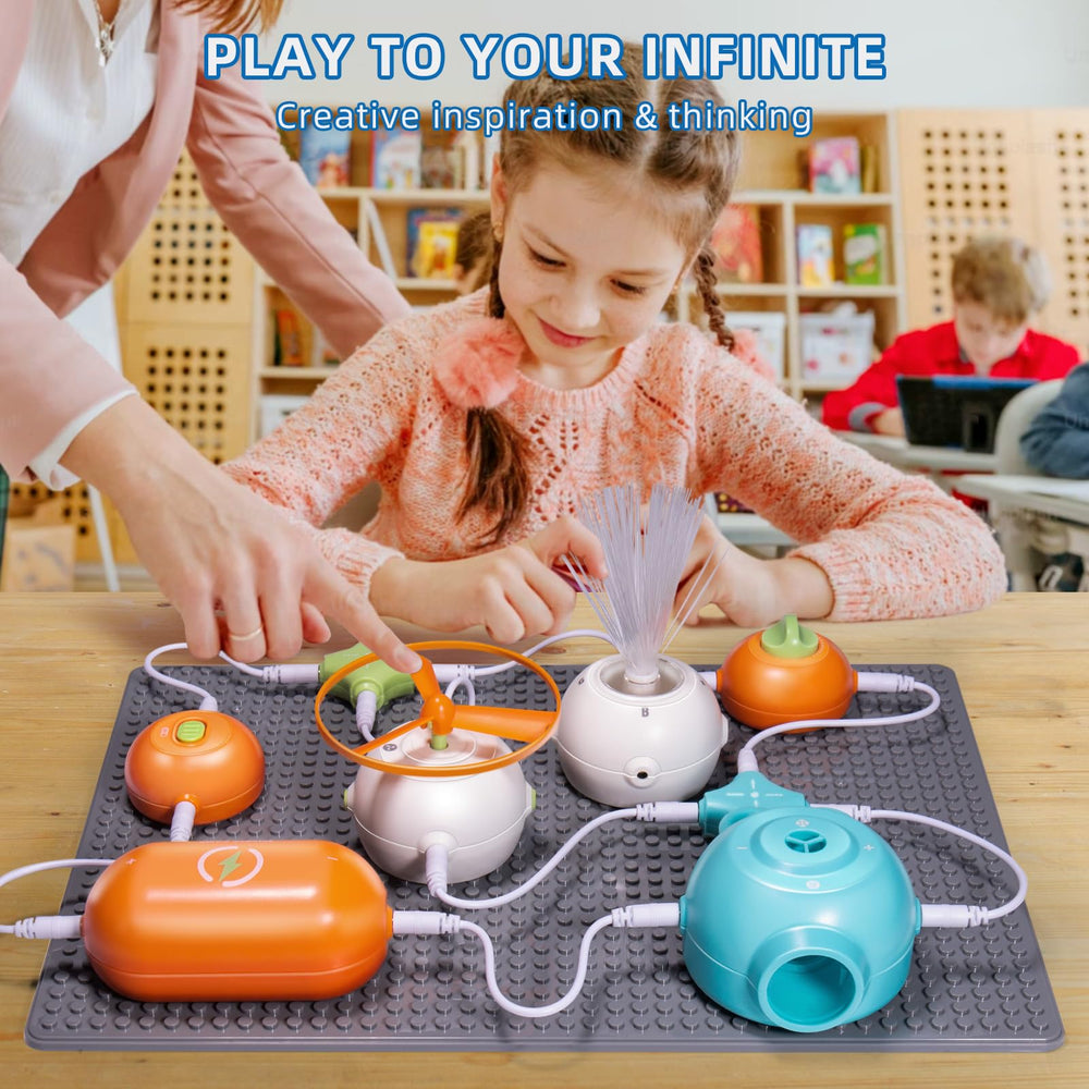 RISUNTOY Circuits Science Kit full-color manual guides project steps clearly