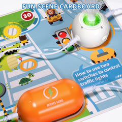 RISUNTOY Circuits Science Kit RGB LEDs add color and feedback to experiments