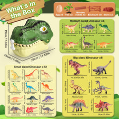 RISUNTOY 4-inch dinosaurs for detailed exploration