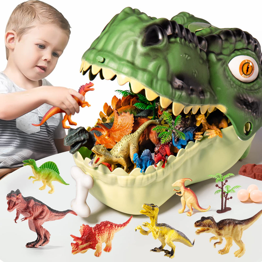 RISUNTOY six 5.5-inch dinosaur figures for imaginative play