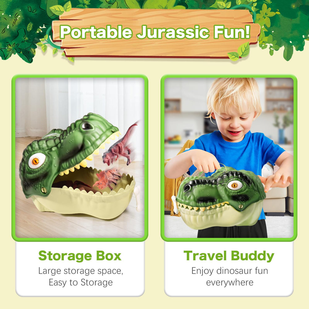 RISUNTOY durable storage case with handle for tidy storage