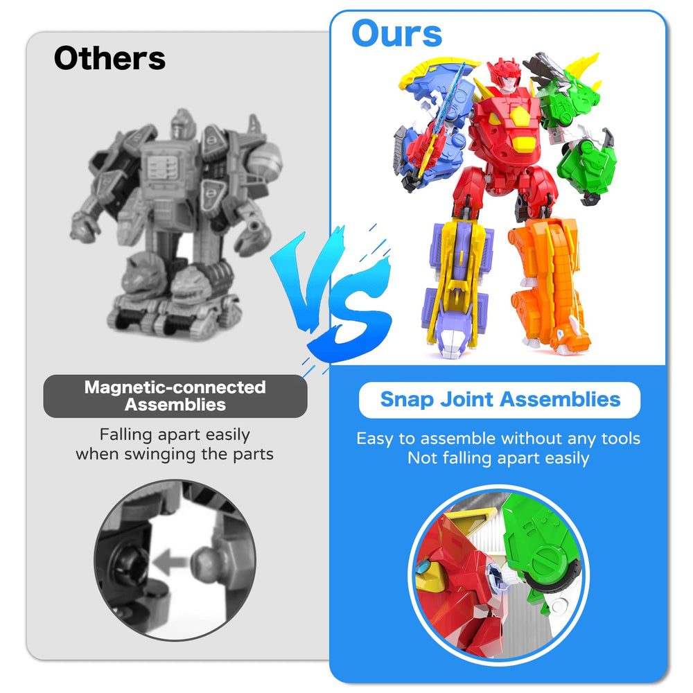 RISUNTOY giant robot created by combining pieces