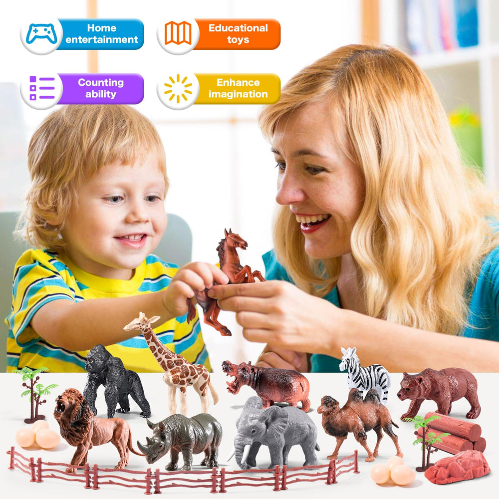 RISUNTOY Safari light-up lion bin provides storage with interactive glow.