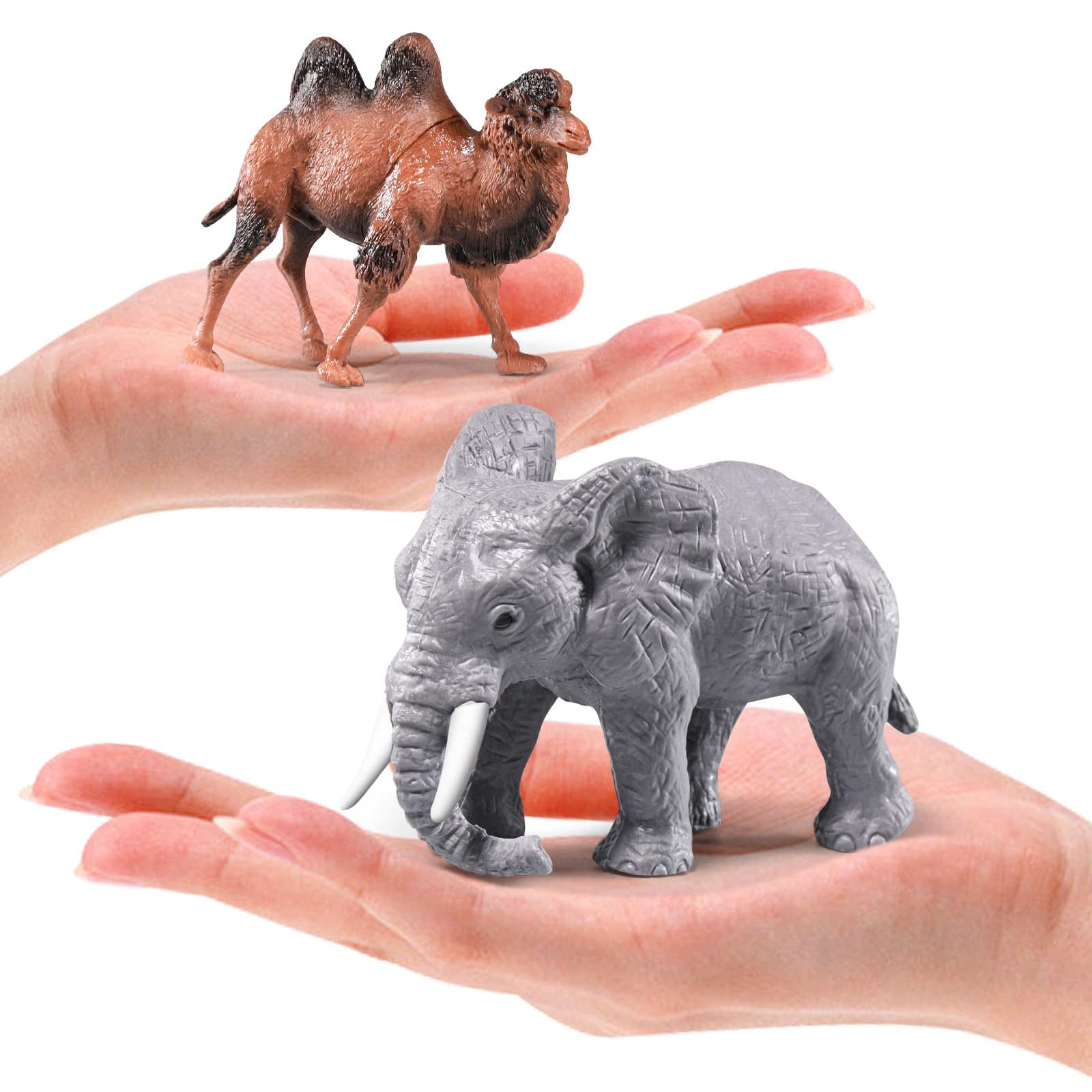 RISUNTOY Safari storage bin keeps toys organized after playtime.