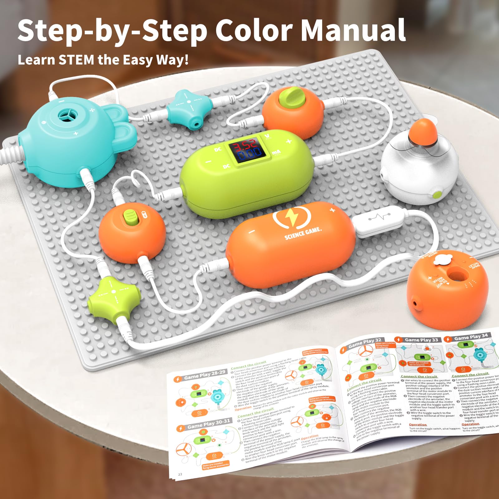 RISUNTOY STEM 18-page-manual guides 118 building ideas.