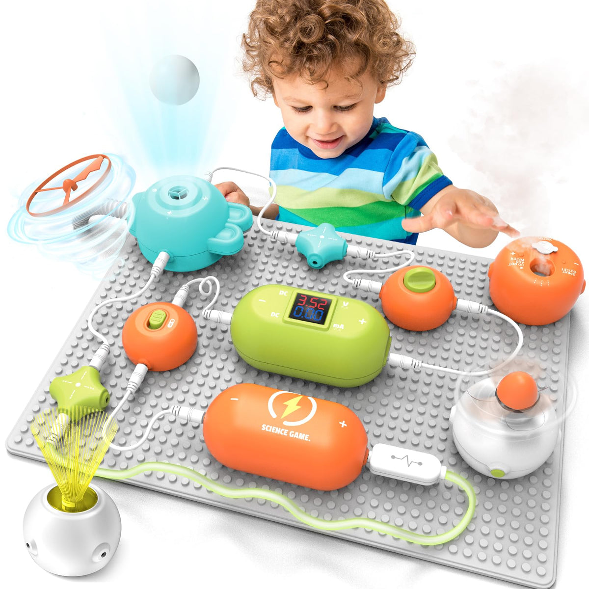 RISUNTOY STEM circuit-parts enable hands-on electronics exploration for curious kids.