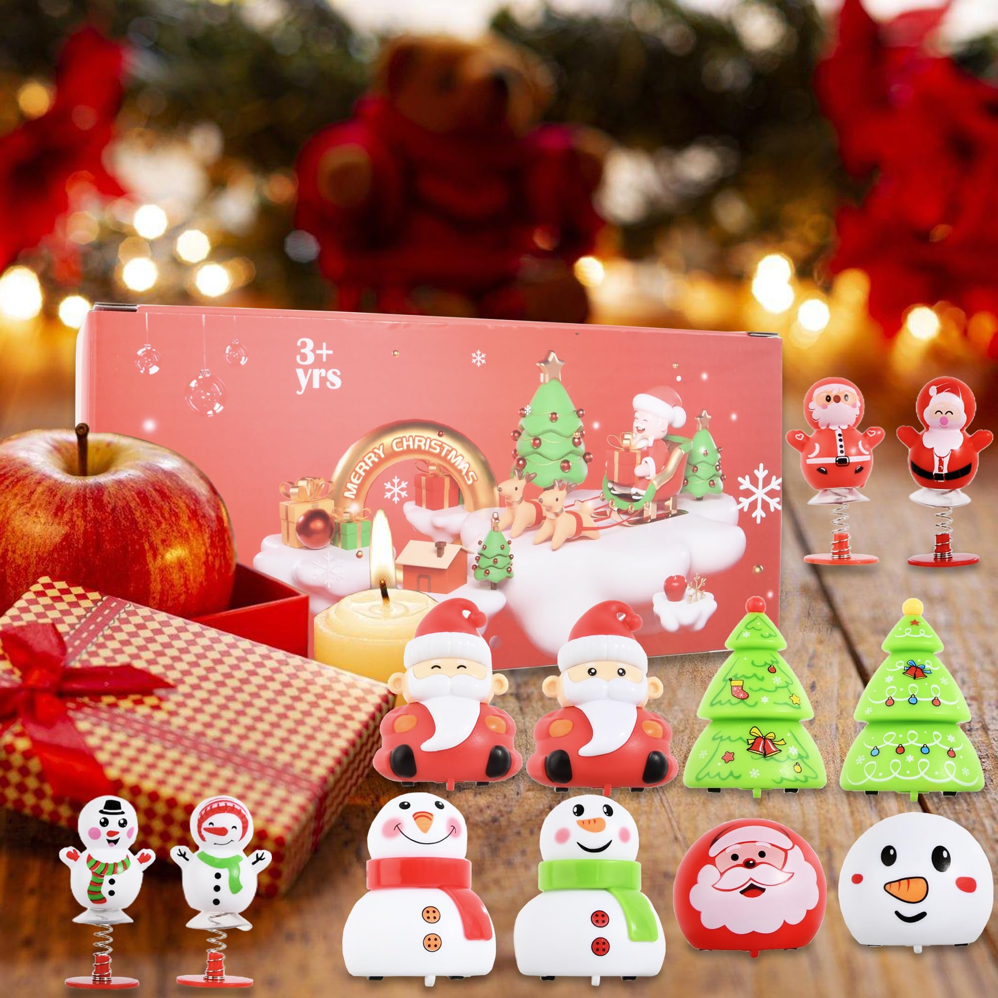 Ritastar Christmas jumping pop-up toys snowman for festive surprise fun.