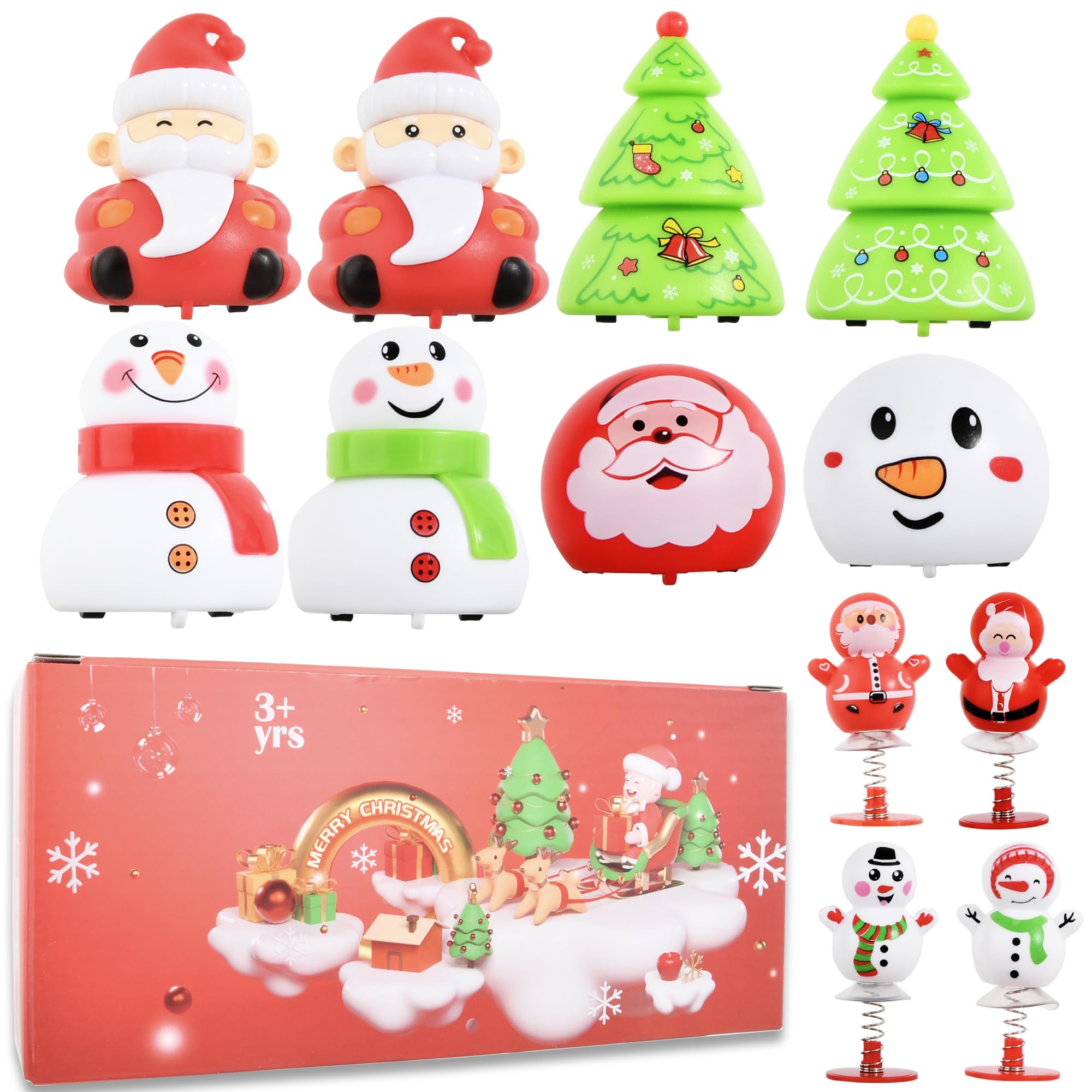 Ritastar small pull-back cars Santa design for quick holiday playtime.