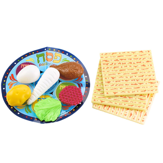 Rite Lite foldable Seder plate for easy cleanup after pretend Passover meals.