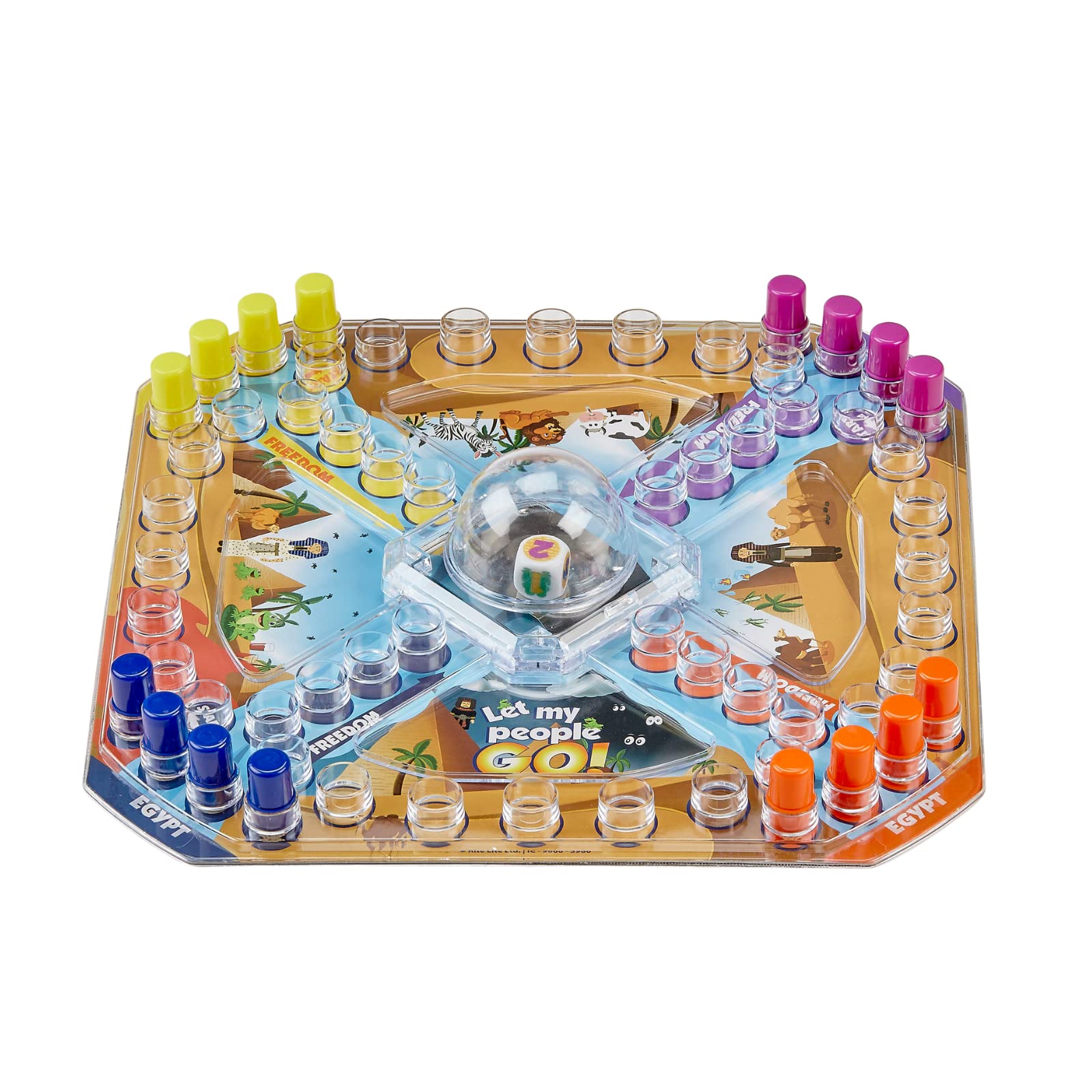 Rite Lite Let My People Go! game pieces ready for play, engaging family activity