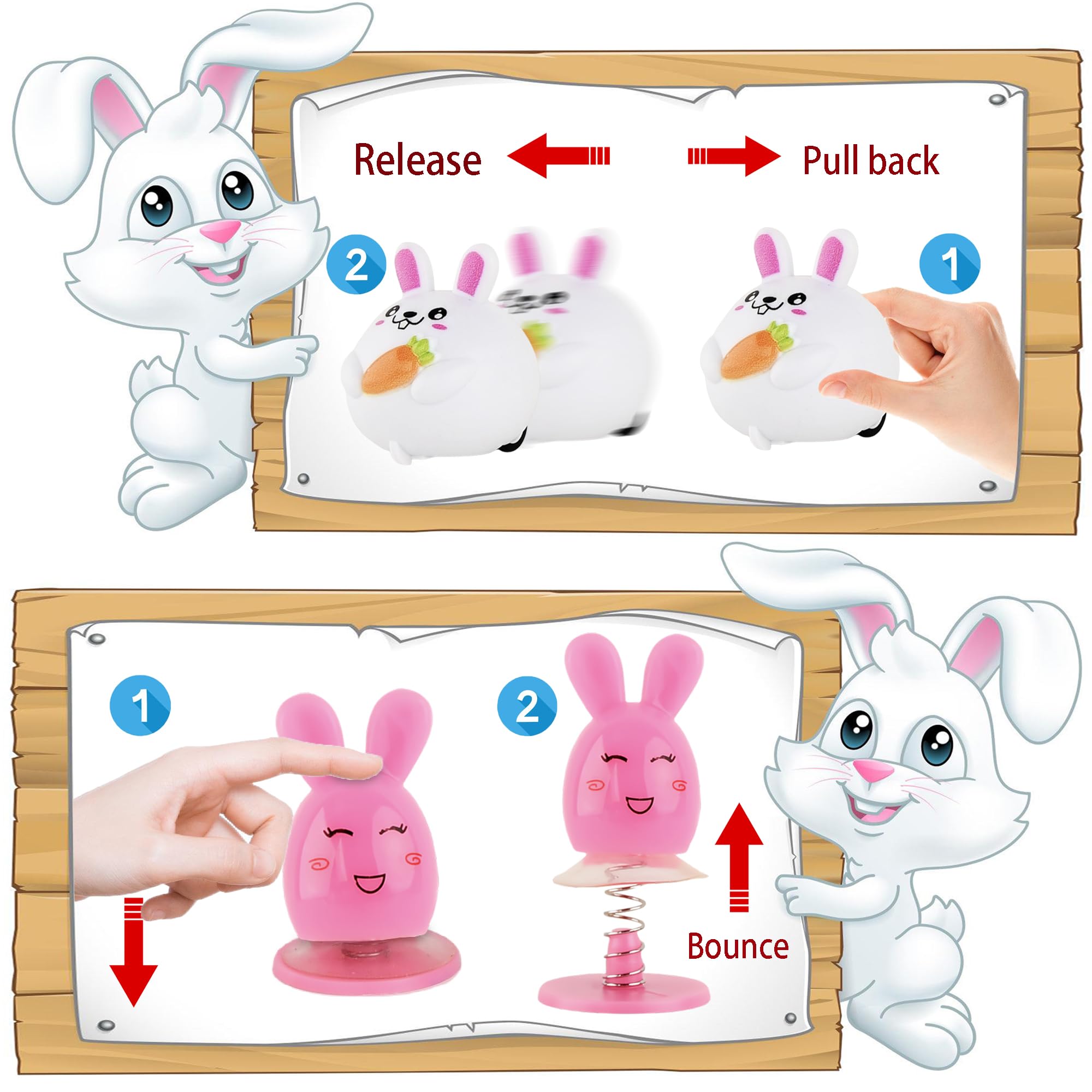 Ritistar Easter pop-up bunny toys—surprise pop for party moments