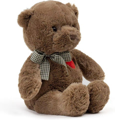 Riuhot small plush bear ready for gift-giving on holidays.