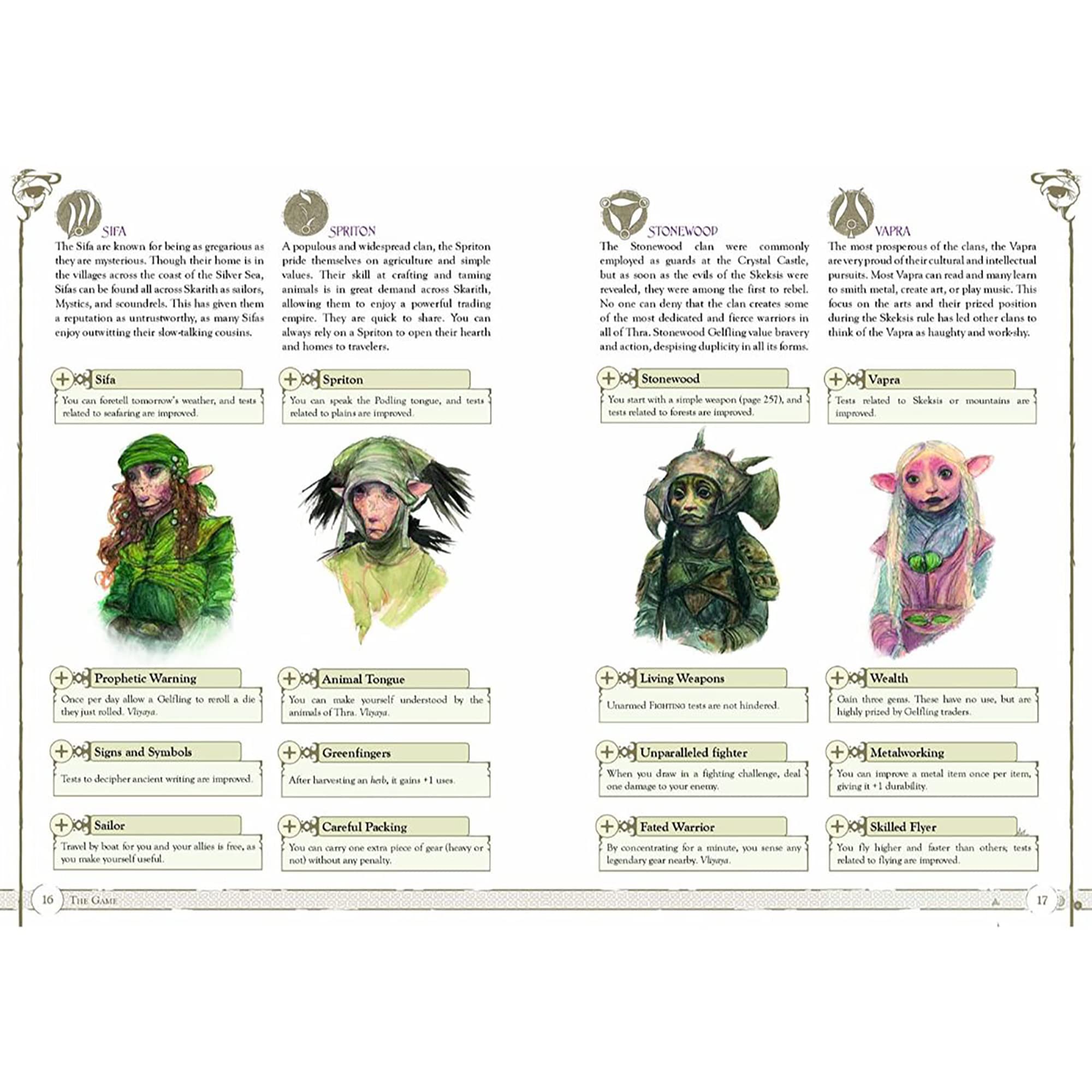 River Horse illustrated spreads highlight character and beast design.