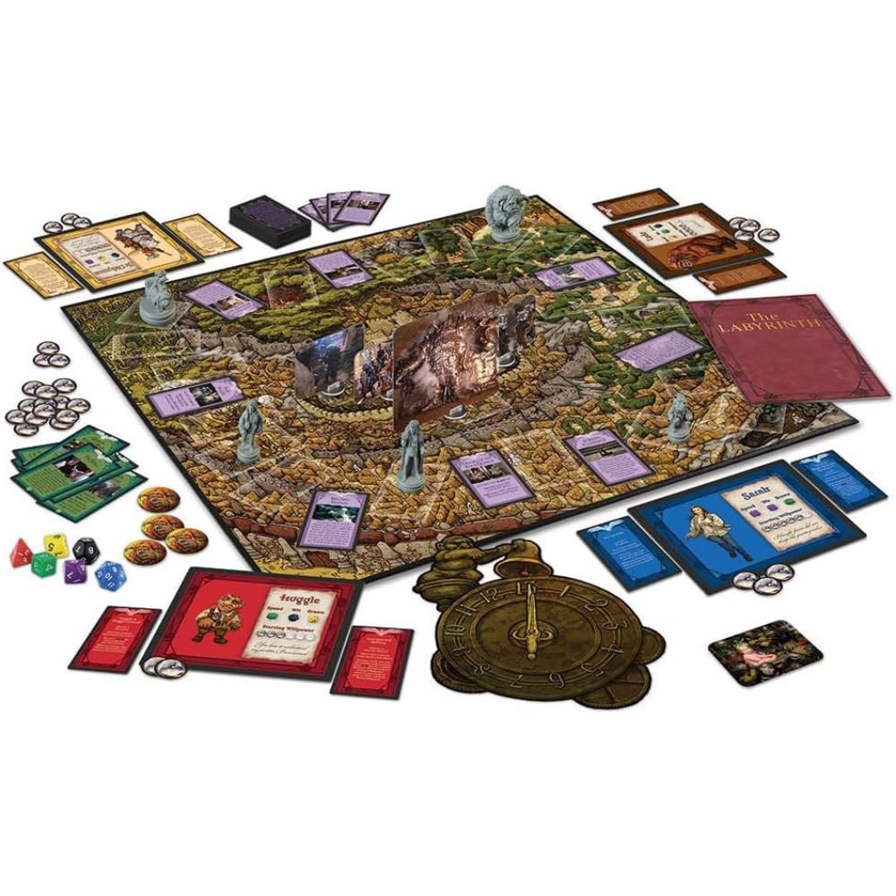 River Horse Labyrinth board and pieces highlight vibrant components for immersive setup.
