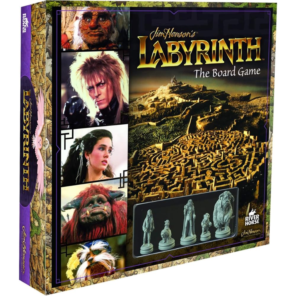 River Horse Labyrinth box art showcasing film-faithful visuals for fans.