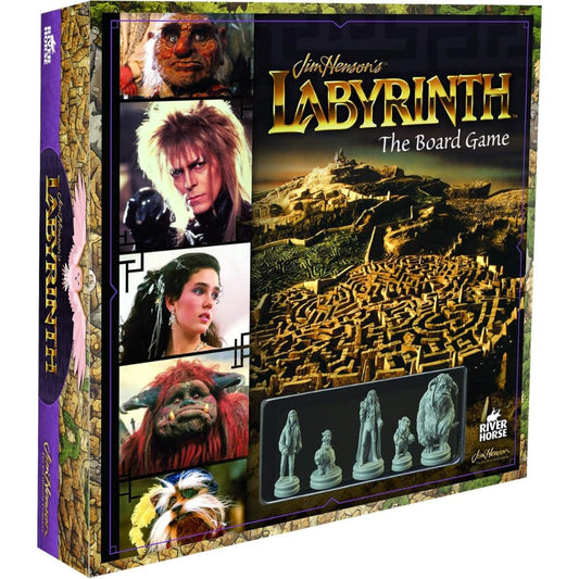 River Horse Labyrinth box art showcasing film-faithful visuals for fans.