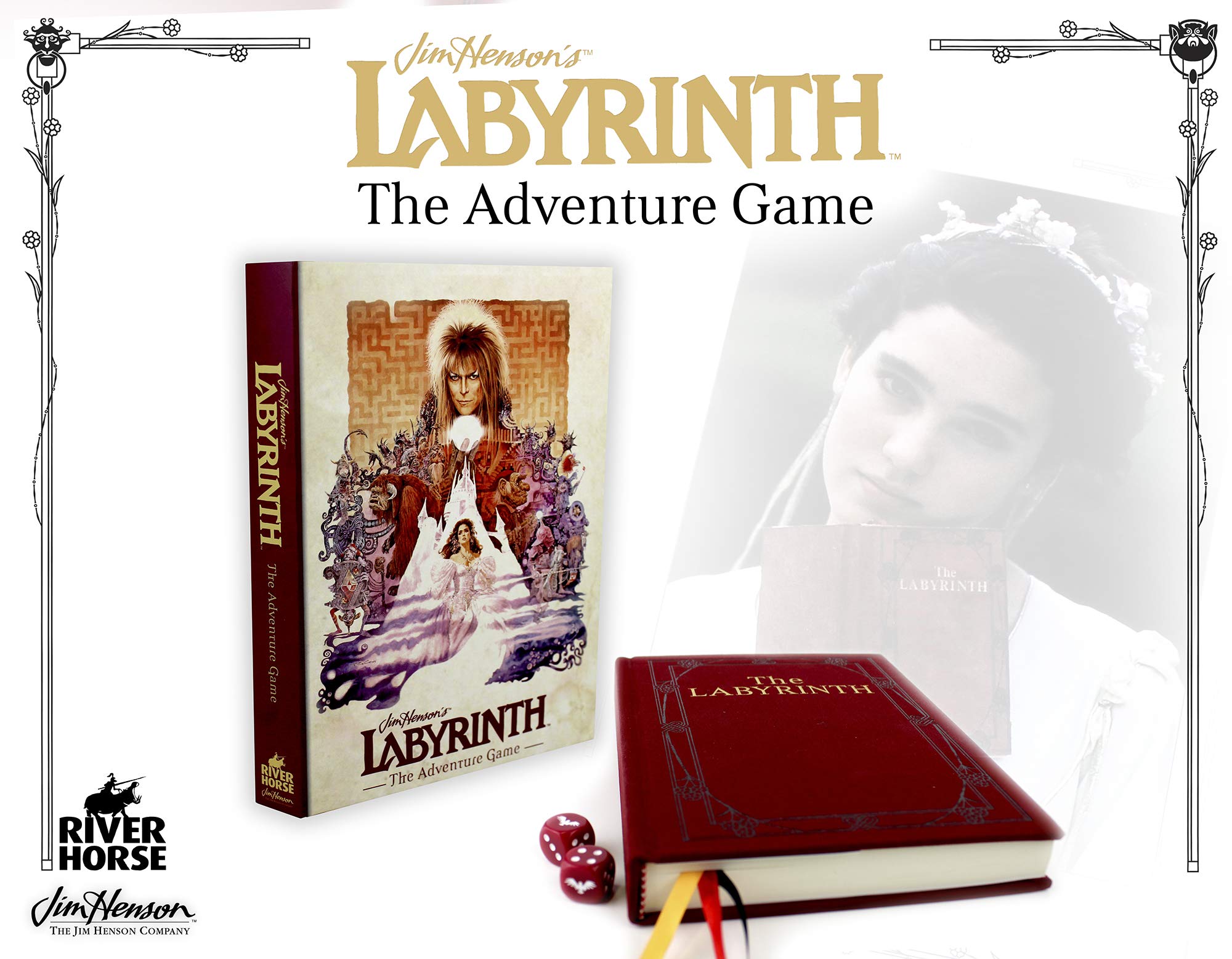 River Horse Labyrinth scenes and map illustrate a rich, varied quest for groups.