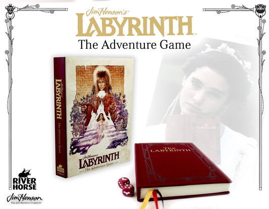 River Horse Labyrinth scenes and map illustrate a rich, varied quest for groups.