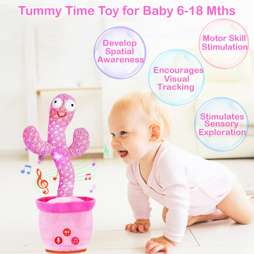 River Mill English songs cactus toy supports early language exposure for babies