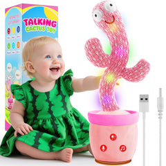 River Mill rechargeable dancing cactus toy, ideal for long play sessions