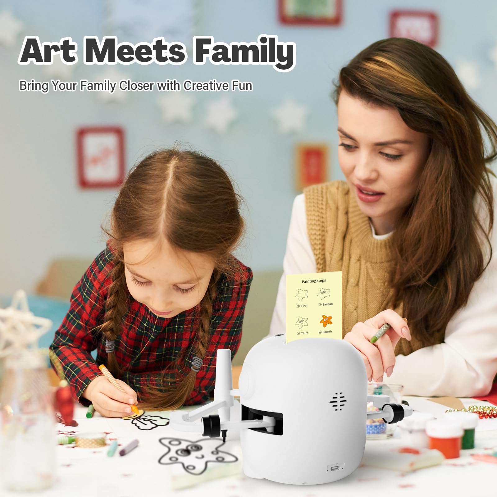 RIVGOT drawing robot reusable drawing board for mess-free practice.