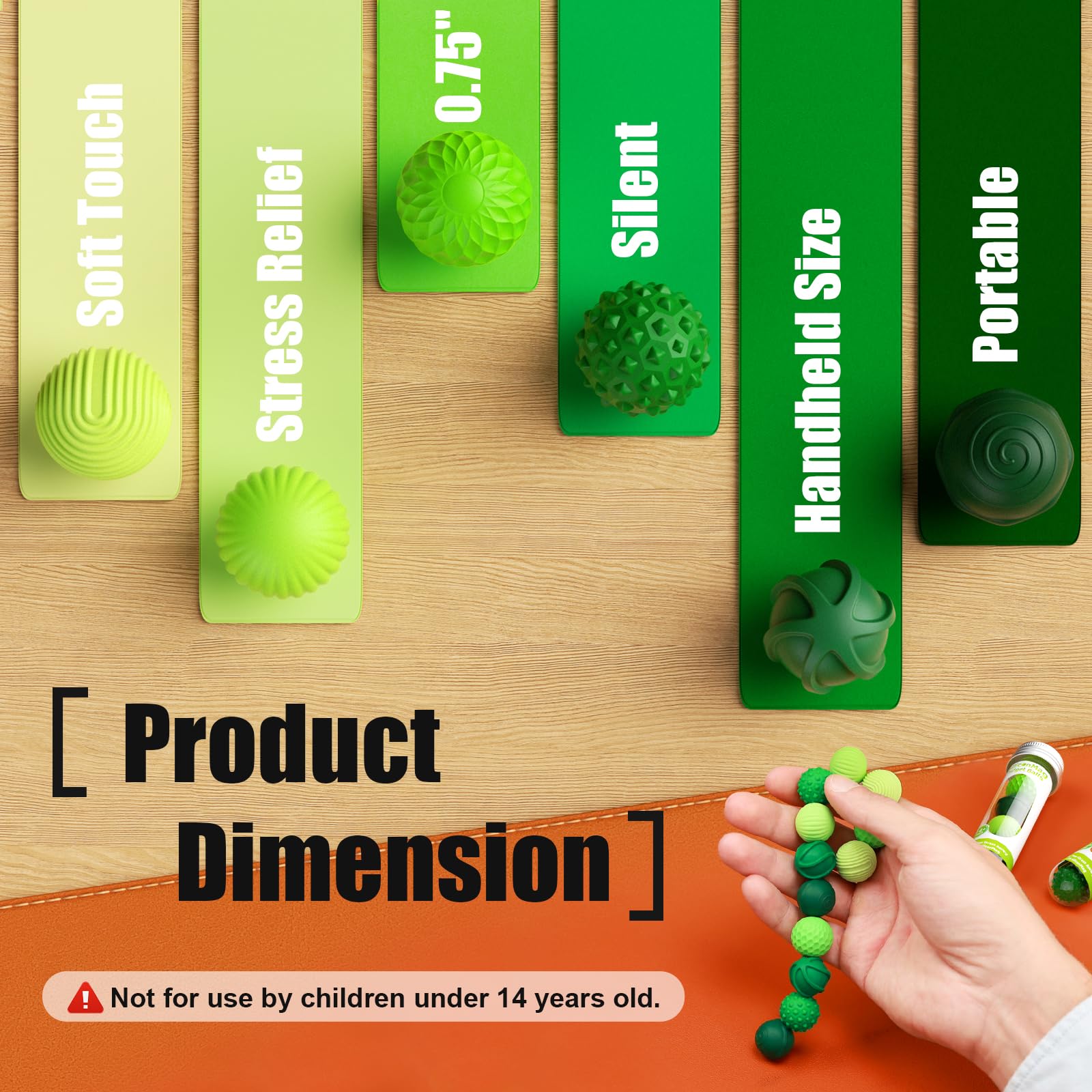 RIVGOT silent desk toy designed for quiet office and classroom use
