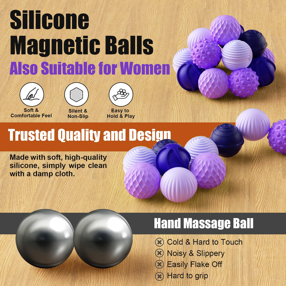 RIVGOT silent office fidget balls for discreet work breaks