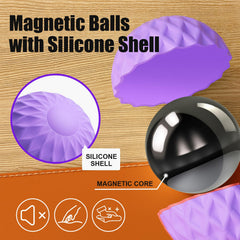 RIVGOT silicone magnetic balls in hand for calm focus
