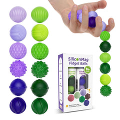RIVGOT silicone magnetic balls with textured surface for tactile stress relief