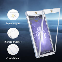 RIXUGIT crystal-clear display with UV protection for standard cards.