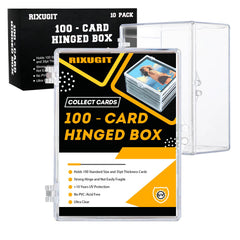 RIXUGIT 10-pack deck-case set for organized card storage.