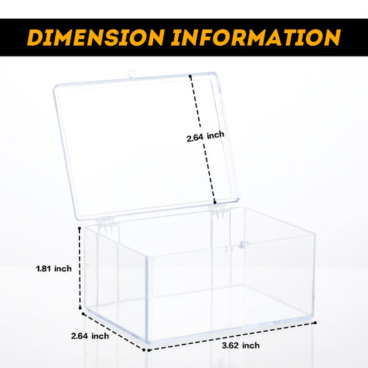 RIXUGIT 100-card capacity box shown open for quick access.