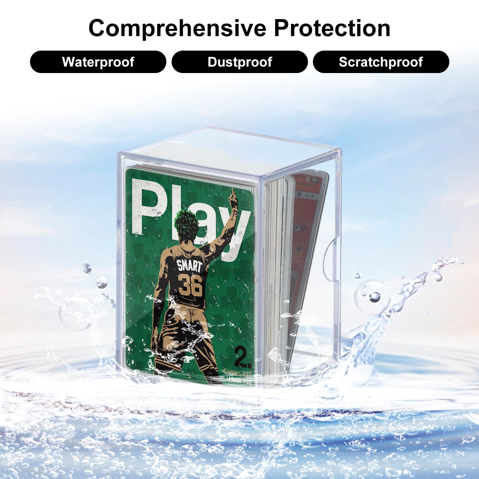 RIXUGIT deck case organized card tray for easy access
